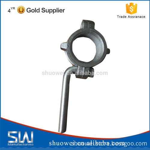 Galvanized prop nut/scaffolding prop accessories sleeve and nut